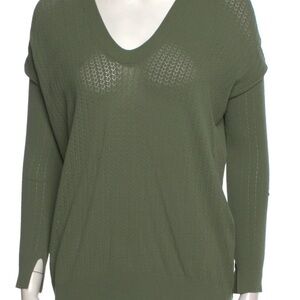 Zadig & Voltaire Small Olive Green Women's lightweight Sweater EUC!